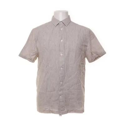Korte mouwen shirt (Beige, Grijs) van East West Katoen, Linnen