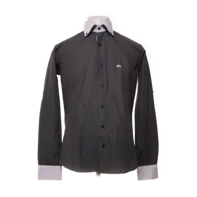 Buttondown-skjorta (Svart, Grå) från Moods of Norway Bomull