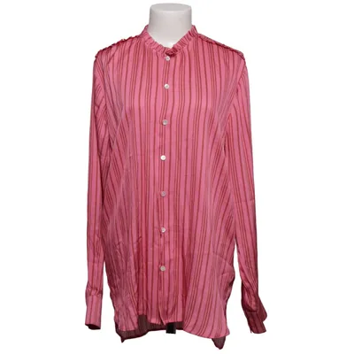 Bluse (Pink, Brun) fra Parenti's Elastan, Silke