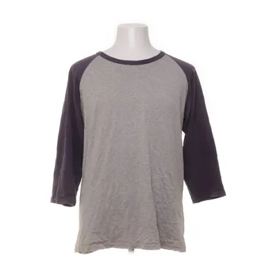 Lange mouwen shirt (Grijs, Lila) van Vailent Katoen