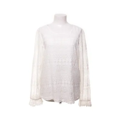 Top (White) from Cream Cotton, Polyamide, Viscose