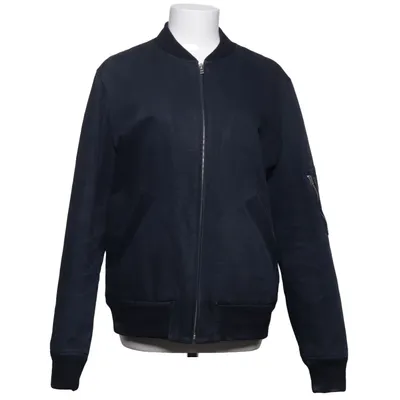 Bomber jacket (Black) from Aps Acrylic, Cotton, Polyamide, Polyester, Wool