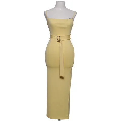 Robe longue (Jaune) de Sinsay Élasthane, Polyester