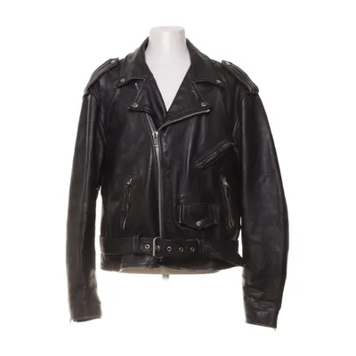 Leather jacket (Black) from First Nylon, Polyester, Leather