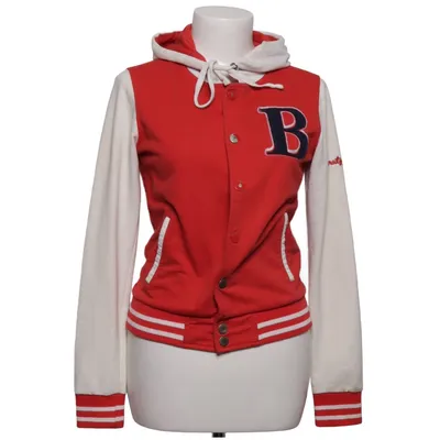 Collegejacka (Röd, Vit) från Forever 21 Bomull, Polyester
