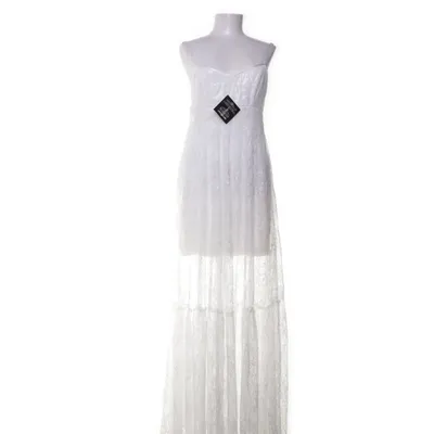 Aftonklänning (Vit) från Ida Sjöstedt Nylon, Polyester