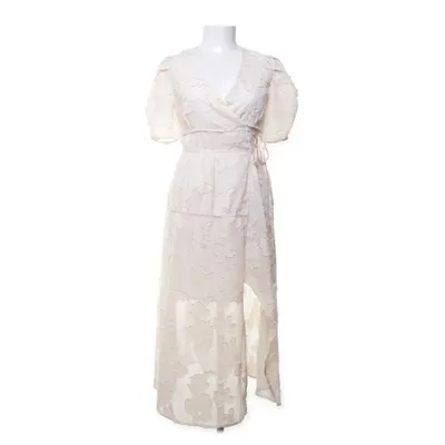 Wrap dress (Beige) from Lost Ink Polyester