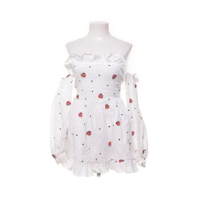 Byxdress (Vit, Flerfärgad) från ASOS Design Bomull, Polyester