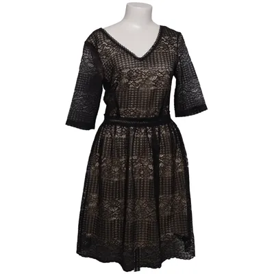 Robe (Noir, Beige) de House Collection Polyester