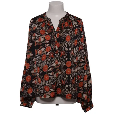 Blouse (Zwart, Oranje, Beige) van Reken Maar Polyester