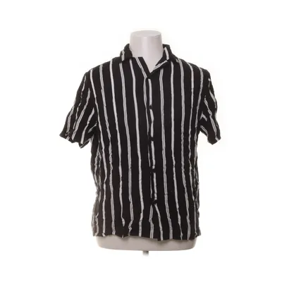 Kortärmad skjorta (Svart, Flerfärgad) från H&M Man Viskos