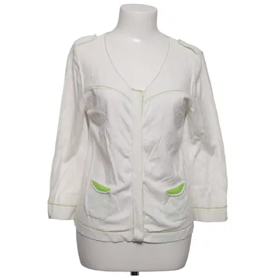 Cardigan (Wit, Groen) van Not Shy Kasjmier, Katoen