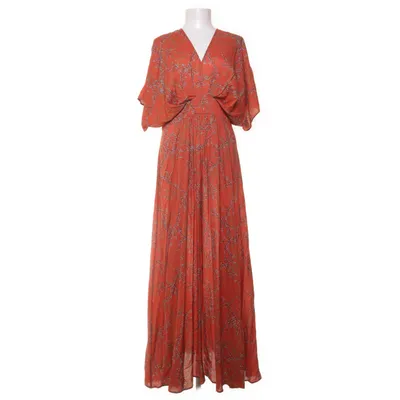 Maxi jurk (Oranje, Groen, Zwart, Wit) van Stenströms Viscose