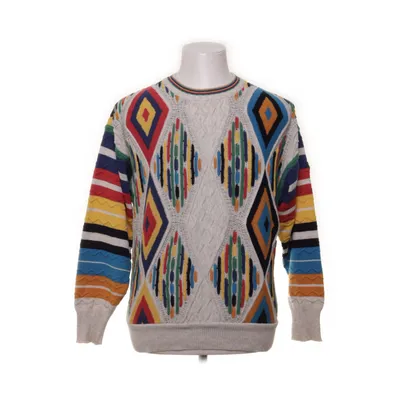 Sweater (Beige, Multicolored) from Carlo Colucci Acrylic, Cotton