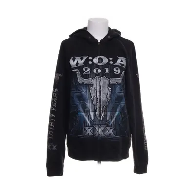 Huvtröja (Svart) från Fruit of the Loom Bomull, Polyester