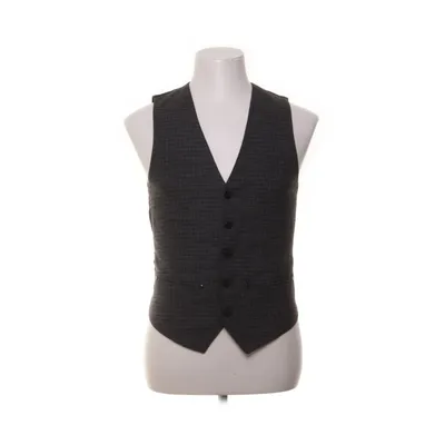 Kostuumgilet (Grijs, Zwart) van Emilio Katoen, Elastaan, Polyester, Viscose