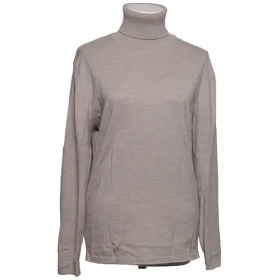 Turtleneck (Beige) from Takeshy Kurosawa Acrylic, Merino wool