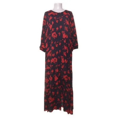 Maxi jurk (Blauw, Rood) van Zizzi Viscose