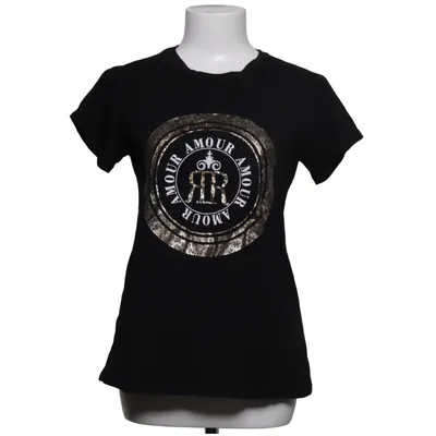 T-shirt (Black, Multicolored) from Amour Cotton
