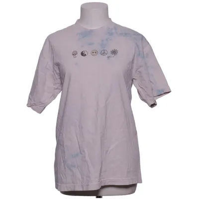 T-shirt (Beige, Bleu) de Los Angeles Apparel Coton