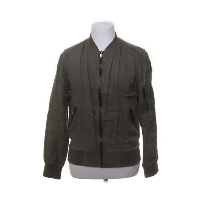 Bomber jacket (Green) from Zara Man Linen, Cotton