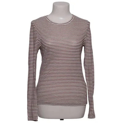 Long sleeve T-shirt (White, Brown) from Rich & Royal Metallic fiber, Organic cotton, Polyamide, Polyester