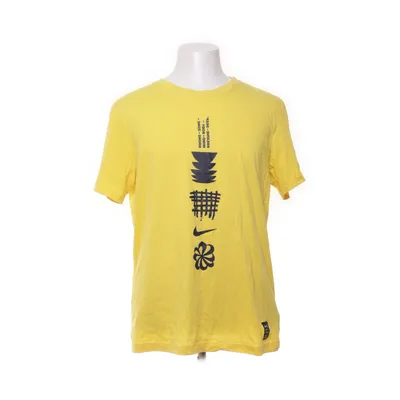 T-shirt (Geel) van Nike Katoen, Polyester