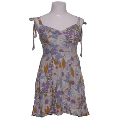 Jurk (Wit, Lila, Bruin) van American Eagle Katoen, Polyester, Viscose
