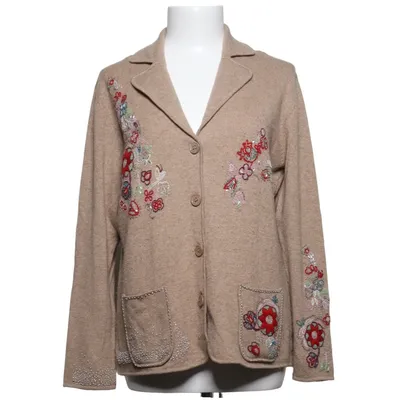 Strickjacke (Beige, Mehrfarbig) von Madeleine Kaschmir