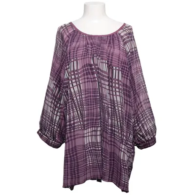 Tunic (Purple, White, Multicolored) from Deluca Polyester