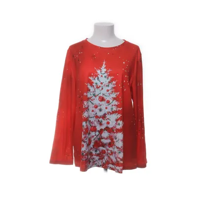 Long sleeve T-shirt (Red, Multicolored) from Maria & Gabriele Polyester, Cotton