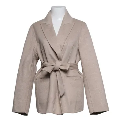 Frakke (Beige) fra Selected Femme Uld
