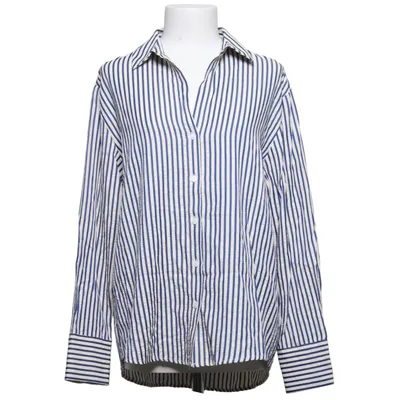 Shirt (Blauw, Wit) van Stradivarius Polyester, Viscose