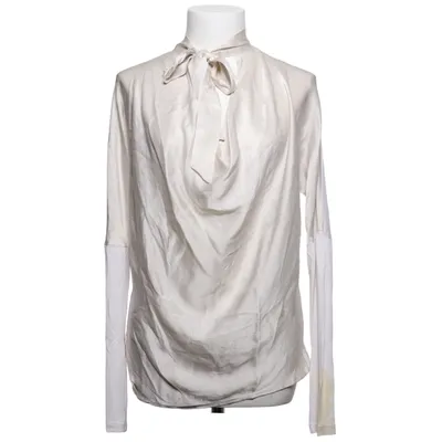 Bluse (Beige) fra Gold Hawk Bambus, Silke