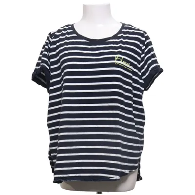 T-shirt (Blue, White) from Gina Benotti Cotton, Elastane