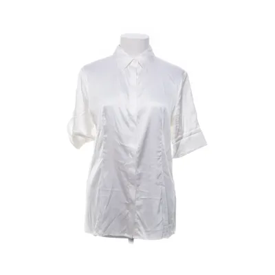 Kortærmet skjorte (Hvid) fra Lilysilk Elastan, Silke