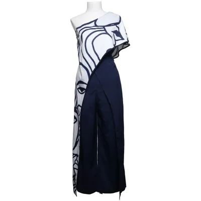 Jumpsuit (Blue, White) from Vonda Elastane, Polyester