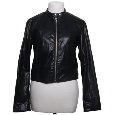 Bikerjakke (Sort) fra Monki Polyester, Polyurethan