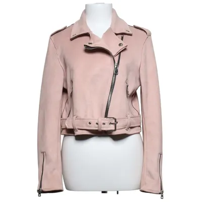 Bikerjakke (Pink) fra Bershka_BSKGIRL Polyester