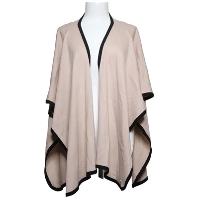 Poncho (Beige, Sort) fra Edblad Merinould