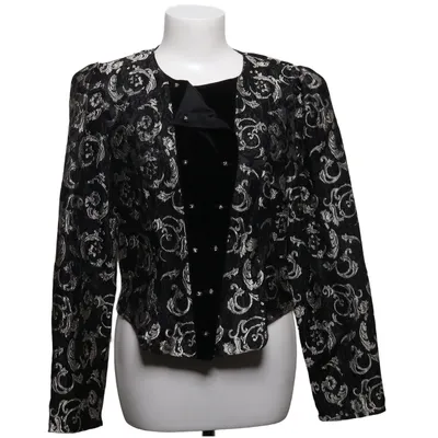 Blazer (Schwarz, Silber) von Elinette Design Acryl, Polyester