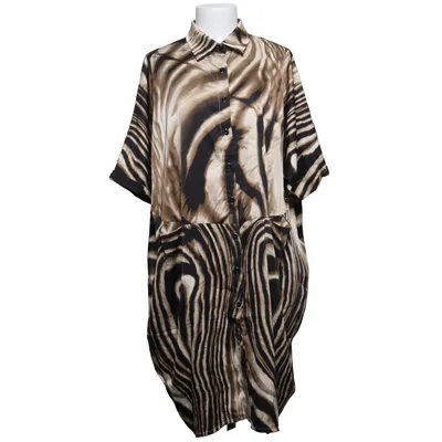 Blouse (Zwart, Bruin) van Cat & Co Katoen, Viscose