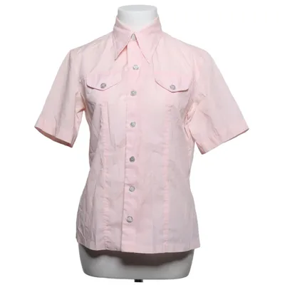 Kortærmet skjorte (Pink) fra Permanent Press Bomuld, Polyester