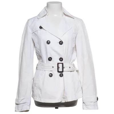 Trenchcoat (Wit) van ESPRIT Katoen, Polyamide