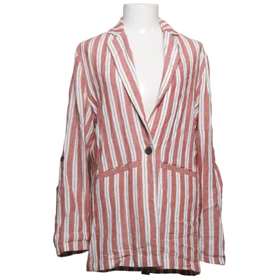 Blazer (Rouge, Blanc) de Ever.me Lin, Viscose