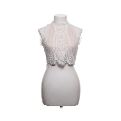 Crop top (Vit, Beige) från Peach Nylon, Polyester
