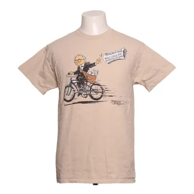 T-shirt (Beige) van Gildan Katoen