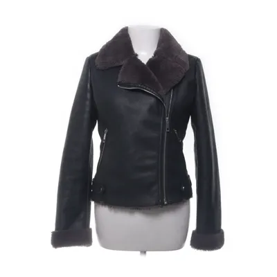 Shearlingjacka (Svart) från Mango Casual Polyester, Polyuretan