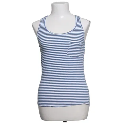 Tanktop  (Blå, Hvid) fra Gul & Blå Bomuld, Elastan