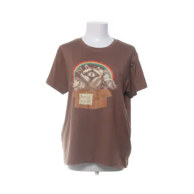 T-shirt (Brun) från Romwe Polyester